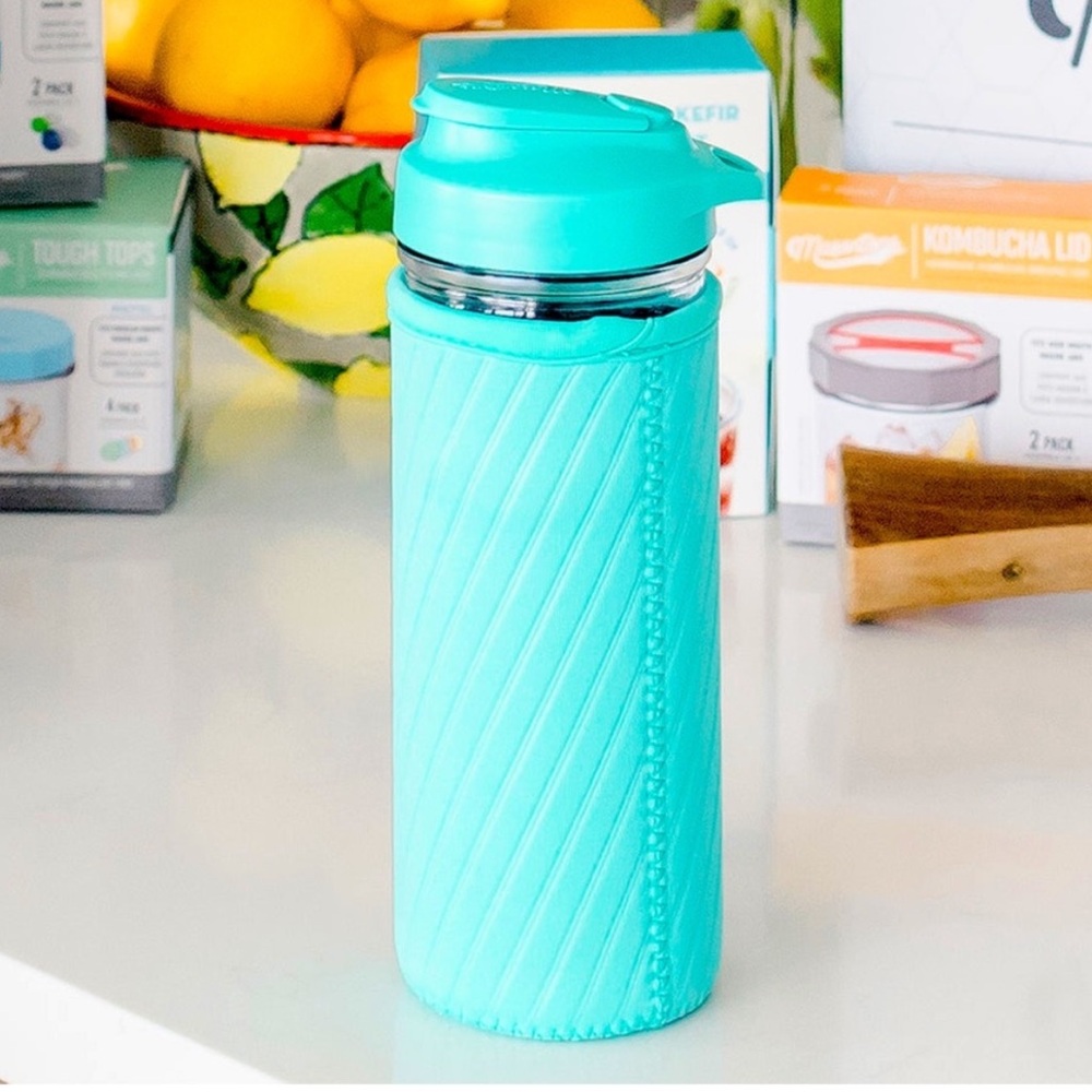 Masontops 3-Piece Glass Water Bottle Set